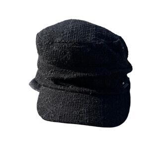 Elements Crown Page Boy Retro Look Hat - Black